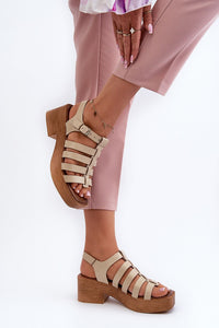 Heel sandals Step in style - Lojahub