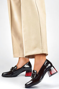 Block heel pumps model 200296