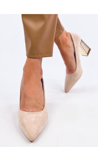 Block heel pumps model 200659