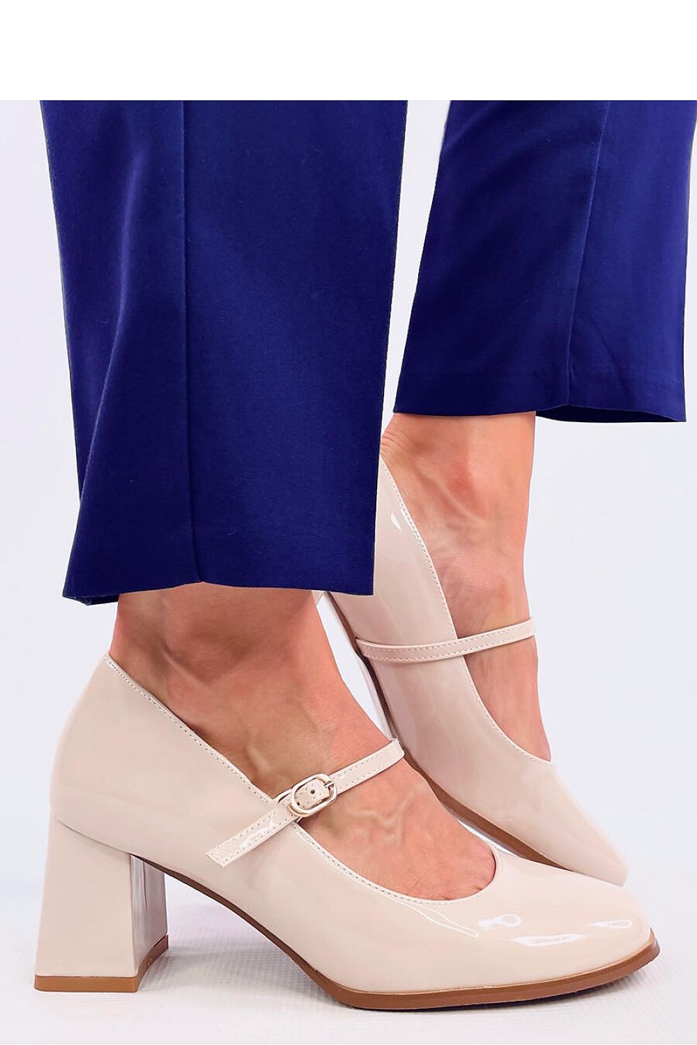 Block heel pumps model 200690