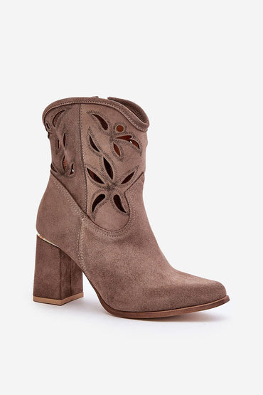 Heel boots model 201151