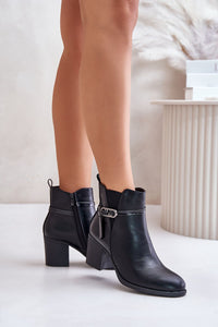 Heel boots model 201162