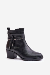 Heel boots model 201224