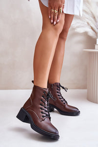 Heel boots model 201225