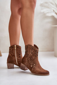 Heel boots model 201231