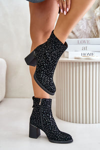 Heel boots model 201527