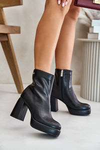 Heel boots model 201535