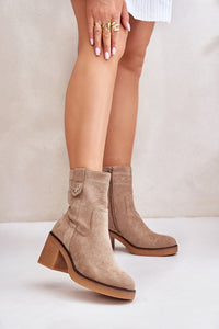 Heel boots model 201540