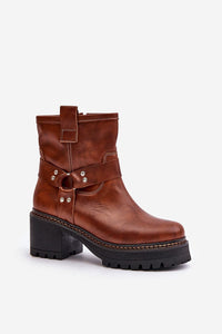 Heel boots model 201543