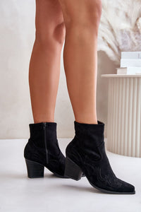 Heel boots model 201548
