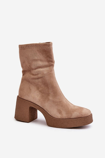 Heel boots model 201690