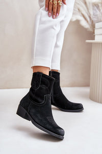 Heel boots model 201694