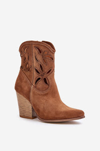 Heel boots model 201755