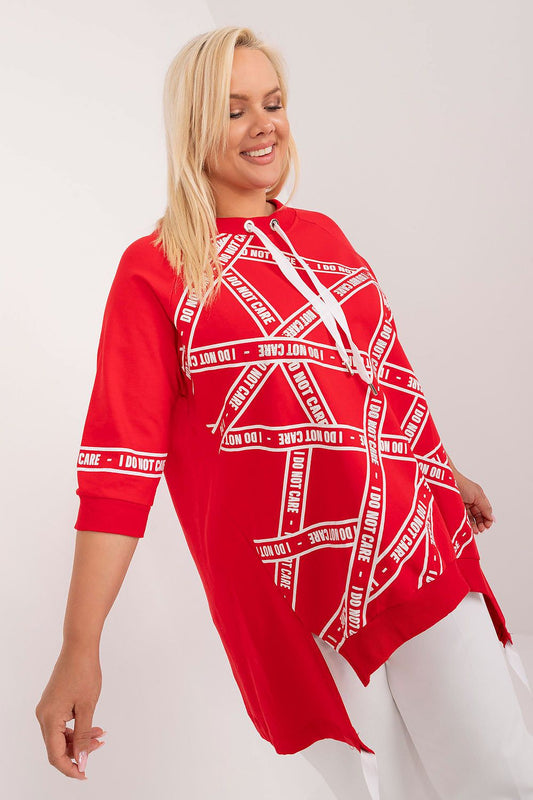 Plus size blouse model 201844