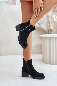 Heel boots model 201883