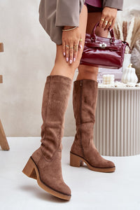 Heel boots model 202104