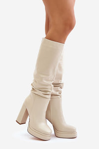 Heel boots model 202603