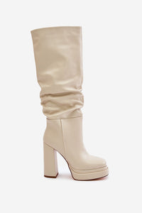 Heel boots model 202603