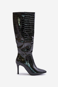 Heel boots model 202608