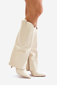 Heel boots model 202611