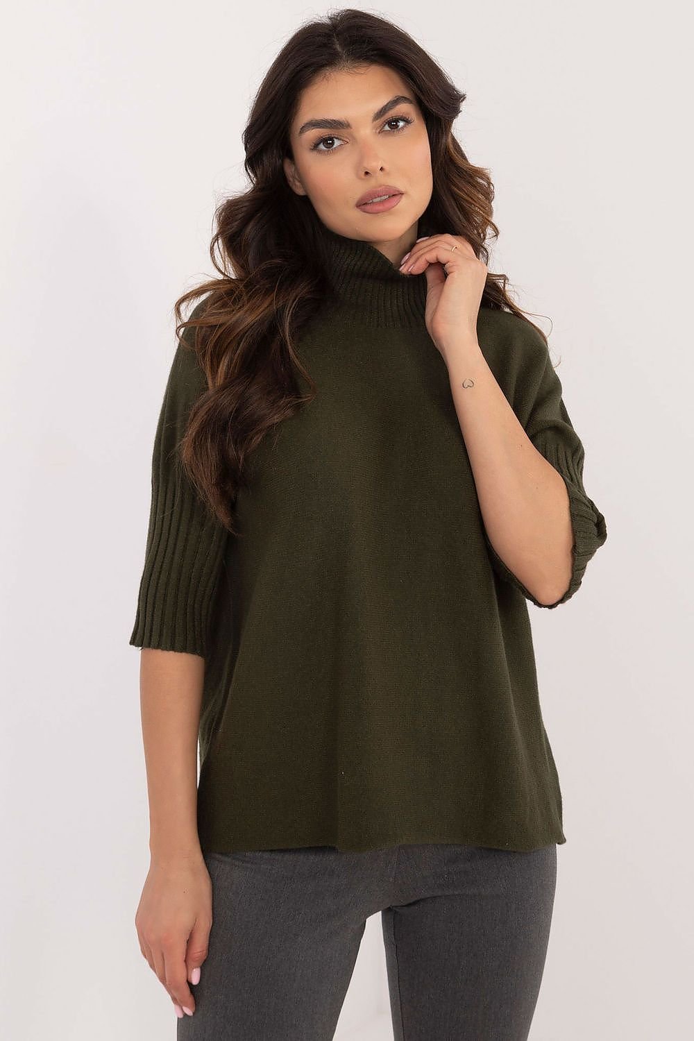 Short sleeve sweater model 202714