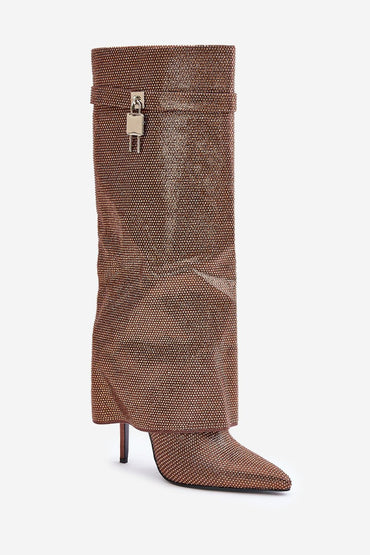 Heel boots model 202721