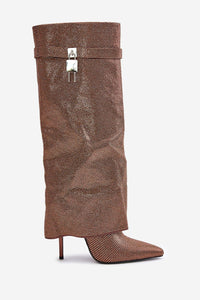 Heel boots model 202721