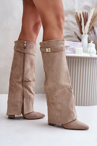 Heel boots model 202729