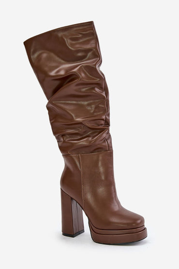 Heel boots model 202730