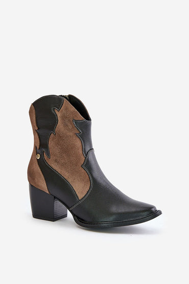 Heel boots model 202810