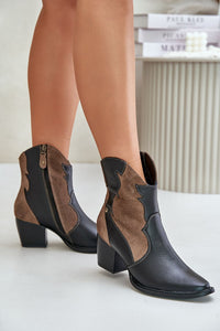 Heel boots model 202810