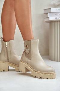 Heel boots model 202815