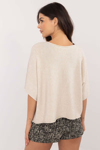Short sleeve sweater model 203026