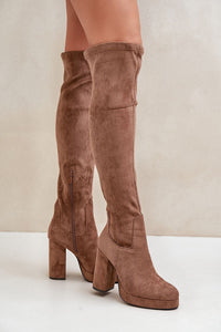 Heel boots model 203507