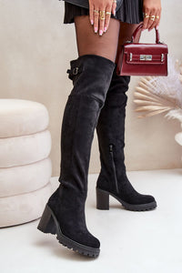 Heel boots model 203508