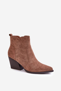 Heel boots model 203529