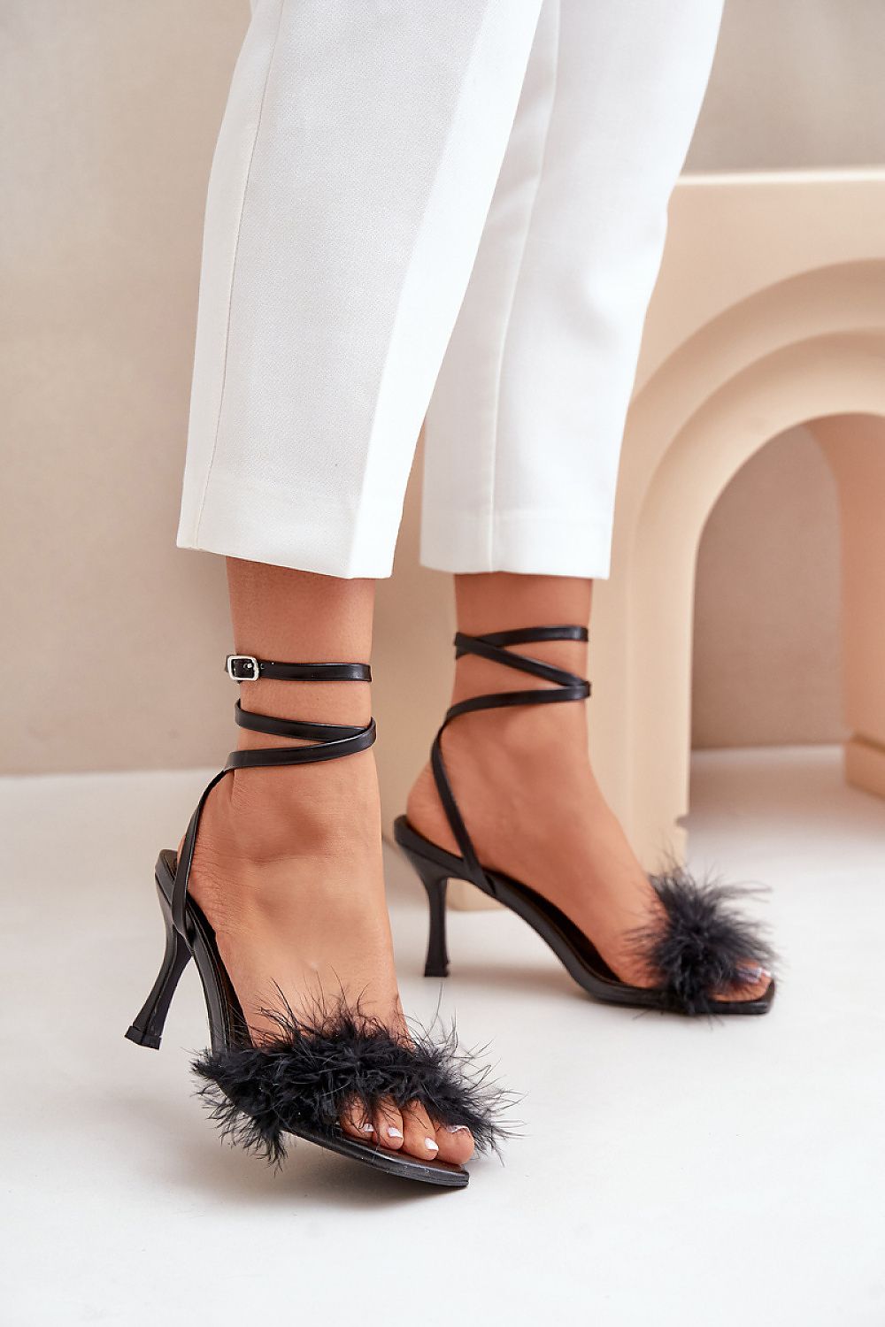 Heel sandals model 203593