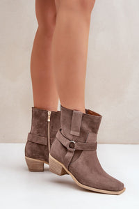 Heel boots model 203867