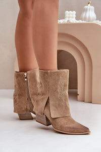 Heel boots model 203869