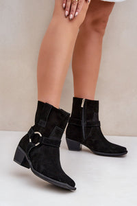 Heel boots model 203872