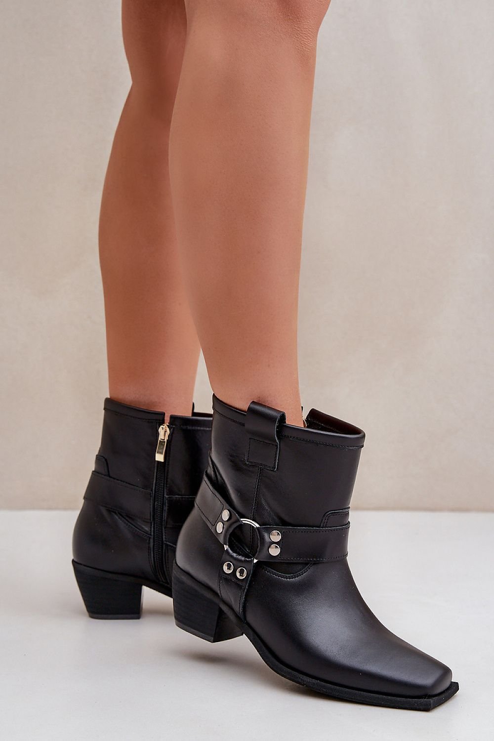 Heel boots model 203874