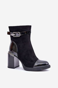 Heel boots model 203876