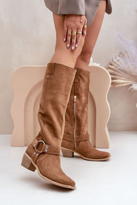 Heel boots model 203900