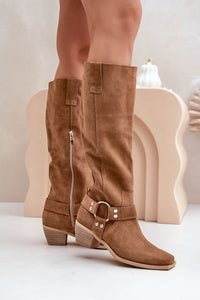Heel boots model 203900