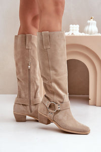 Heel boots model 203901