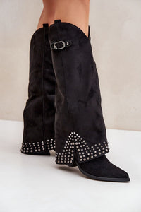 Heel boots model 204658