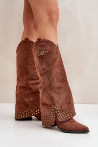 Heel boots model 204659