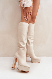 Heel boots model 204661