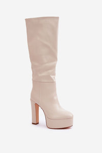 Heel boots model 204661