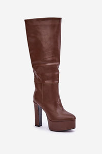 Heel boots model 204662
